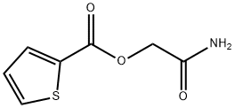 2-Thiophenecarboxylicacid,2-amino-2-oxoethylester(9CI) Struktur