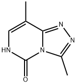 1,2,4-Triazolo[4,3-c]pyrimidin-5(6H)-one,3,8-dimethyl-(9CI) Structure