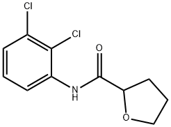 2-Furancarboxamide,N-(2,3-dichlorophenyl)tetrahydro-(9CI) 化学構造式
