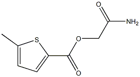 2-Thiophenecarboxylicacid,5-methyl-,2-amino-2-oxoethylester(9CI) 结构式