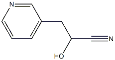 3-Pyridinepropanenitrile,alpha-hydroxy-(9CI),458528-65-9,结构式