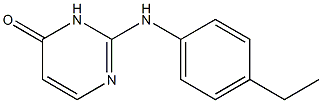 4(1H)-Pyrimidinone,2-[(4-ethylphenyl)amino]-(9CI) Structure