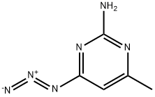 2-Pyrimidinamine,4-azido-6-methyl-(9CI) Struktur