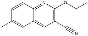 3-Quinolinecarbonitrile,2-ethoxy-6-methyl-(9CI),459845-32-0,结构式