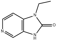 2H-Imidazo[4,5-c]pyridin-2-one,1-ethyl-1,3-dihydro-(9CI) Struktur