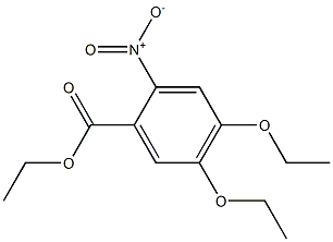 4,5-二乙氧基-2-硝基苯甲酸乙酯, 460750-26-9, 结构式