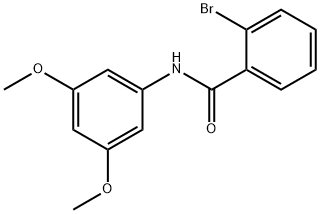 2-bromo-N-(3,5-dimethoxyphenyl)benzamide, 461039-25-8, 结构式