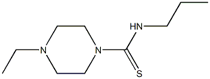 1-Piperazinecarbothioamide,4-ethyl-N-propyl-(9CI) Struktur