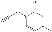 2(1H)-Pyridinone,4-methyl-1-(2-propynyl)-(9CI),461661-59-6,结构式