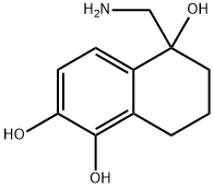 1,2,5-Naphthalenetriol,5-(aminomethyl)-5,6,7,8-tetrahydro-(9CI) Struktur