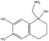 1,6,7-Naphthalenetriol,1-(aminomethyl)-1,2,3,4-tetrahydro-(9CI) Structure