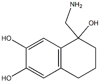 1,6,7-Naphthalenetriol,1-(aminomethyl)-1,2,3,4-tetrahydro-(9CI) 化学構造式