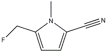 1H-Pyrrole-2-carbonitrile,5-(fluoromethyl)-1-methyl-(9CI),463298-06-8,结构式