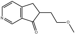 7H-Cyclopenta[c]pyridin-7-one,5,6-dihydro-6-(2-methoxyethyl)-(9CI) 化学構造式