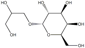 (2S,3R,4S,5R,6R)-2-(2,3-二羟基丙氧基)-6-(羟甲基)四氢-2H-吡喃-3,4,5-三醇,4649-46-1,结构式