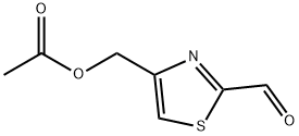 2-Thiazolecarboxaldehyde,4-[(acetyloxy)methyl]-(9CI) 化学構造式