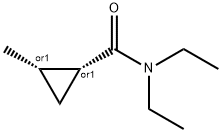 Cyclopropanecarboxamide, N,N-diethyl-2-methyl-, (1R,2S)-rel- (9CI) 结构式