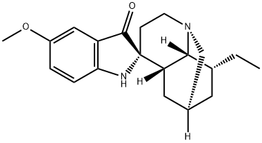 Voaluteine, 18-de(methoxycarbonyl)- ,468-11-1,结构式