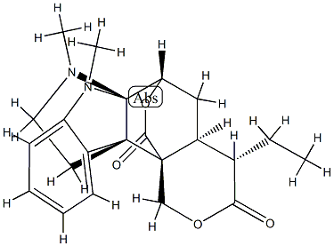 (4aS)-4β-Ethyl-4,4a,5,6-tetrahydro-7,16-dimethyl-1H,3H,7H-6α,11cα-(epoxymethano)-6aα,11bα-(iminoethano)pyrano[4,3-c]carbazole-3,12-dione|