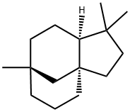 (3aS)-1,2,3,4,5,6,7,8,9,9aα-Decahydro-1,1,7-trimethyl-3aβ,7β-methano-3aH-cyclopentacyclooctene Structure