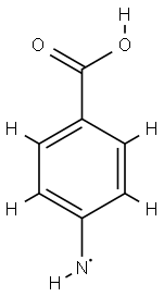 Amidogen,  (4-carboxyphenyl)- Structure