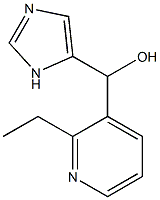 3-Pyridinemethanol,2-ethyl-alpha-1H-imidazol-4-yl-(9CI) Structure