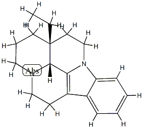 (+)-Dihydroeburnamenine Struktur