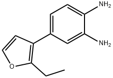 1,2-Benzenediamine,4-(2-ethyl-3-furanyl)-(9CI) 结构式