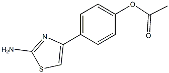 4-(4-Acetoxyphenyl)-2-aminothiazole, 97% Structure
