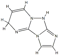 1H,6H-Imidazo[2,1:3,4][1,2,4]triazolo[1,5-a]pyrimidine(9CI) 结构式