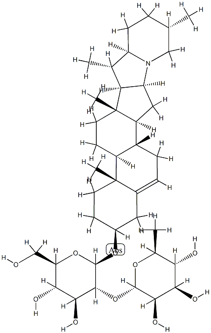 Β-卡茄碱, 472-51-5, 结构式