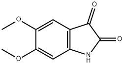 5,6-DIMETHOXY-1H-INDOLE-2,3-DIONE Struktur