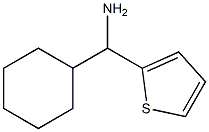1-シクロヘキシル-1-(2-チエニル)メタンアミン 化学構造式