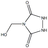 1,2,4-Triazolidine-3,5-dione,4-(hydroxymethyl)-(9CI) Struktur