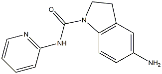 1H-Indole-1-carboxamide,5-amino-2,3-dihydro-N-2-pyridinyl-(9CI) Struktur