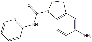 1H-Indole-1-carboxamide,5-amino-2,3-dihydro-N-2-pyridinyl-(9CI),474523-21-2,结构式