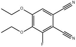 4,5-二乙氧基-3-氟-1,2-苯二甲腈 结构式