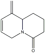 4H-Quinolizin-4-one,1,2,3,6,9,9a-hexahydro-9-methylene-(9CI),475106-92-4,结构式