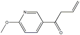 3-Buten-1-one,1-(6-methoxy-3-pyridinyl)-(9CI) Structure