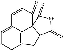 3A,4,5,6-四氢琥珀酰亚胺基[3,4-B]苊-10-酮 结构式