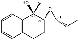 Spiro[naphthalene-2(1H),2-oxiran]-1-ol, 3-ethyl-3,4-dihydro-1-methyl-, (1R,2S,3R)-rel- (9CI),476213-23-7,结构式