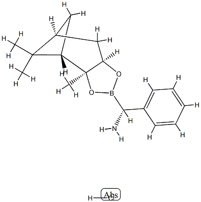 (R)-BoroPhg(+)-Pinanediol-HCl 结构式