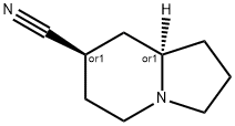 7-Indolizinecarbonitrile,octahydro-,(7R,8aR)-rel-(9CI),476493-34-2,结构式
