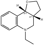 Furo[3,2-c]quinoline, 5-ethyl-2,3,3a,4,5,9b-hexahydro-, (3aR,9bR)-rel- (9CI),476621-08-6,结构式