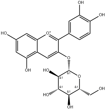 47705-70-4 氯化花青素-3-O-葡萄糖苷