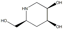 3,4-Piperidinediol,6-(hydroxymethyl)-,(3R,4S,6S)-rel-(9CI) 结构式