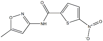 2-Thiophenecarboxamide,N-(5-methyl-3-isoxazolyl)-5-nitro-(9CI) Structure