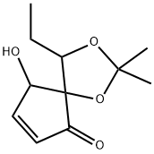 1,3-Dioxaspiro[4.4]non-7-en-6-one,4-ethyl-9-hydroxy-2,2-dimethyl-(9CI)|