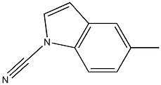 1H-Indole-1-carbonitrile,5-methyl-(9CI) Structure