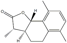 (3S,3aβ,9bα)-3a,4,5,9b-Tetrahydro-3β,6,9-trimethylnaphtho[1,2-b]furan-2(3H)-one|